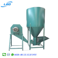combined animal feed crusher and mixer 1ton/hour